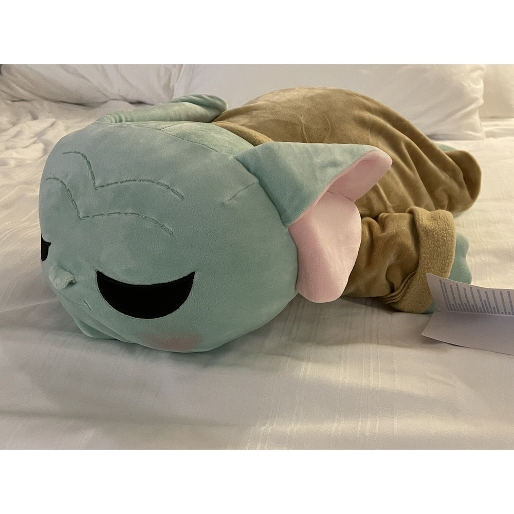 NEW Walt Disney World Parks Grogu Cuddleez Plush Star Wars Mandalorian Large 23"